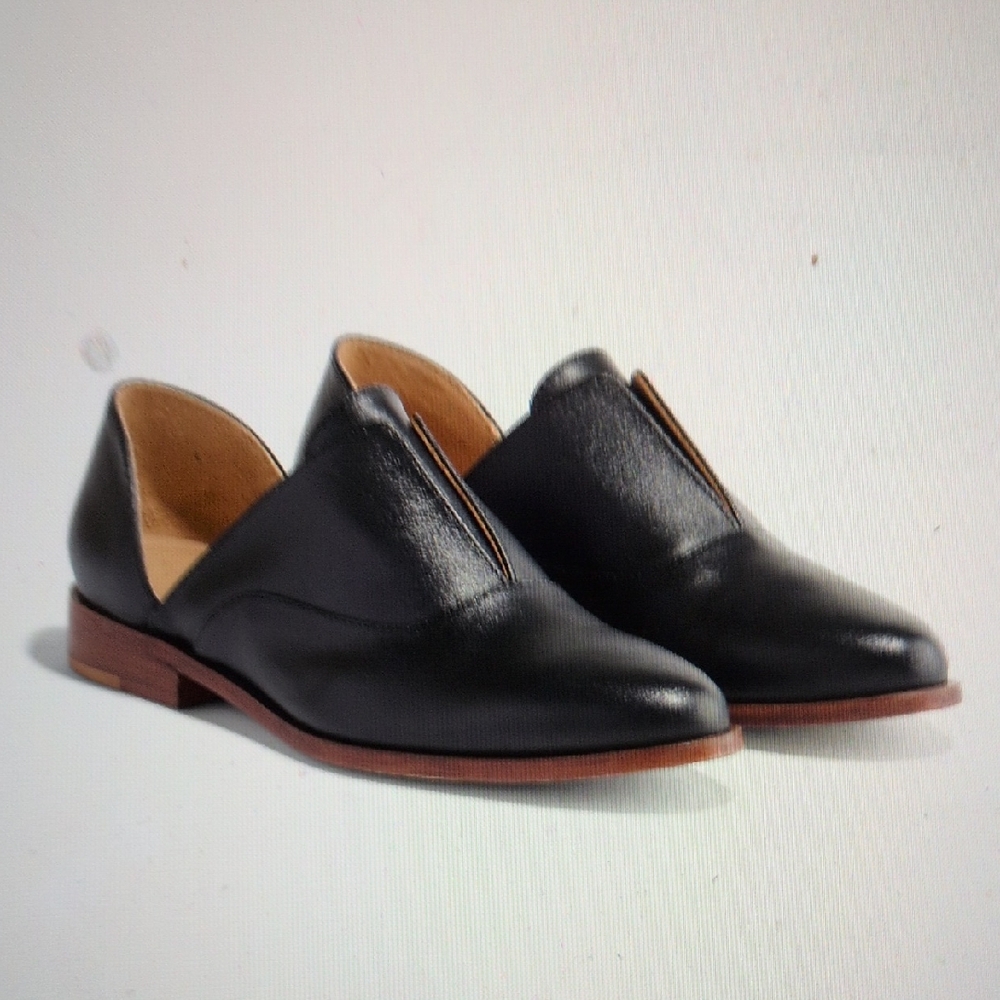 Nisolo Black Leather Women's Loafers